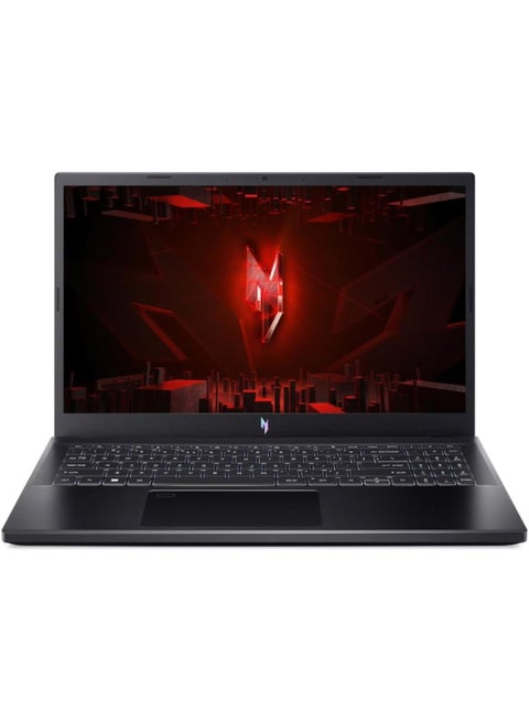 كمبيوتر محمول للألعاب Nitro V 15 بشاشة مقاس 15.6 بوصة ومعالج Core i7 13620H وذاكرة وصول عشوائي سعة 16 جيجابايت ومحرك أقراص SSD سعة 512 جيجابايت وبطاقة رسومات NVIDIA GeForce RTX 4060 سعة 8 جيجابايت ونظام التشغيل Windows 11 Pro