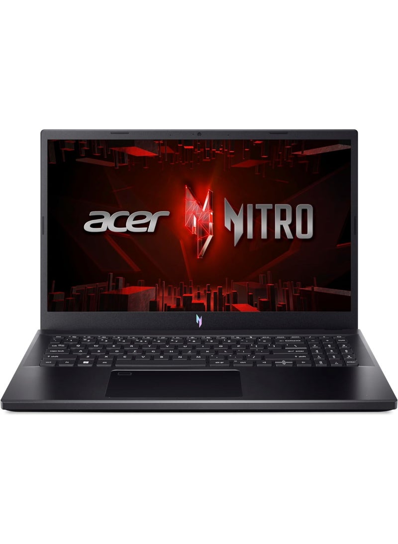Acer Nitro V ANV15 Gaming Laptop With 15.6-Inch Display, Core i7-13620H Processor/16GB RAM/1TB SSD/8GB NVIDIA GeForce RTX 4060 Graphics Card/Windows 11 Home English/Arabic Black  - Image 1