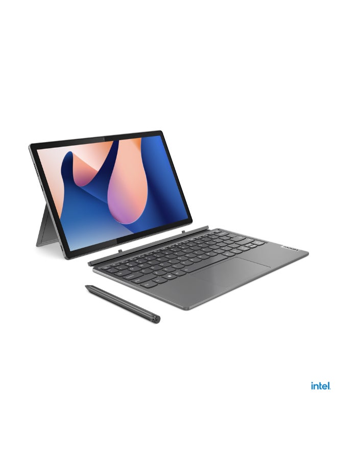 Lenovo DUET 5 Laptop With 12-Inch Display, Core i7-1355U Processor/16GB RAM/512GB SSD/Intel Iris XE Graphics/Windows 11 English/Arabic Storm Grey  - Image 2