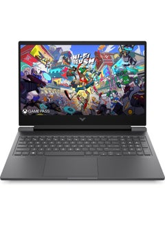 إتش بي كمبيوتر محمول للألعاب Victus 16-r1013nx بشاشة مقاس 16.1 بوصة ومعالج Core i5-14450HX وذاكرة وصول عشوائي 16 جيجابايت ومحرك أقراص SSD سعة 1 تيرابايت وبطاقة رسوميات NVIDIA GeForce RTX 3050 سعة 6 جيجابايت ونظام تشغيل Windows 11 Home  - Image 1