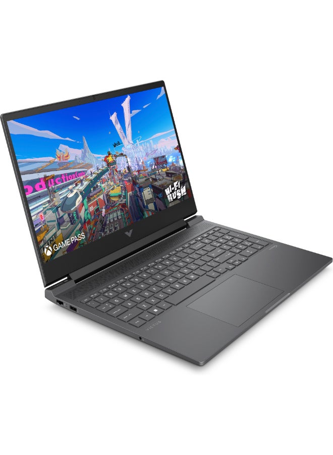 HP - Victus Gaming Laptop 16-r1013nx With 16.1-Inch 144Hz Display, Core i5-14450HX Processor/16GB RAM/1TB SSD/6GB NVIDIA GeForce RTX 3050 Graphics Card/Windows 11 Home English/Arabic Mica Silver - Image 1