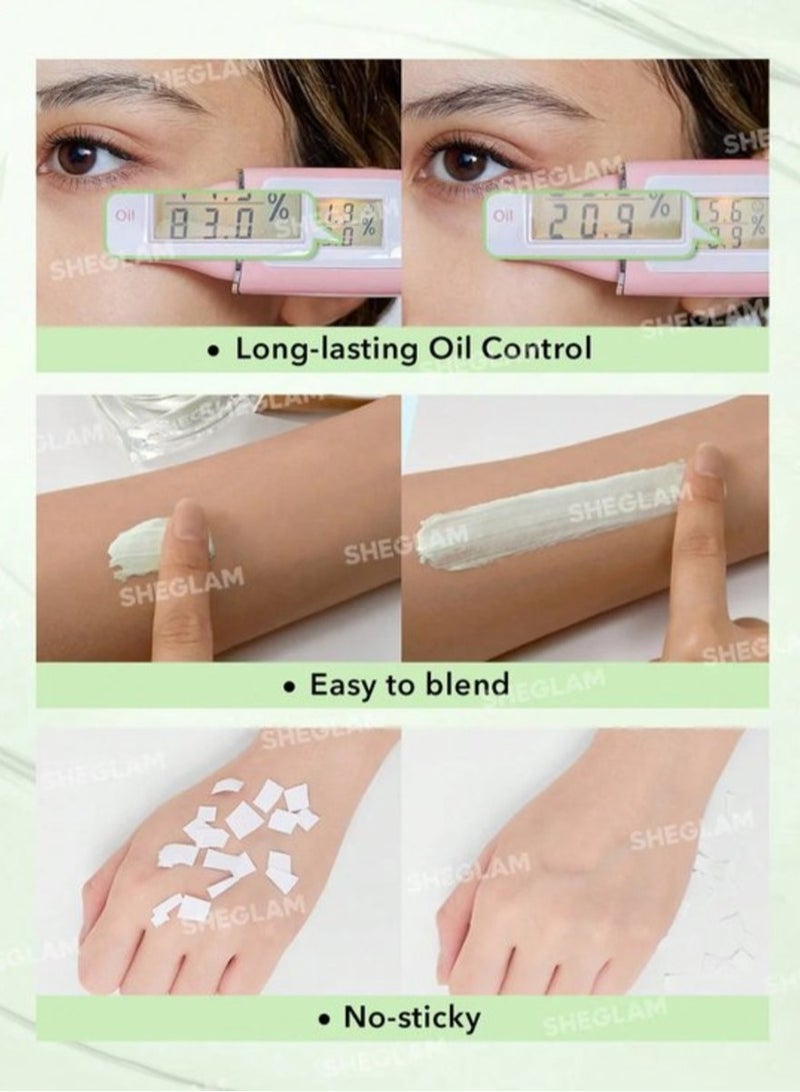 SHEGLAM Birthday Skin Oil-Control Primer green - Image 4