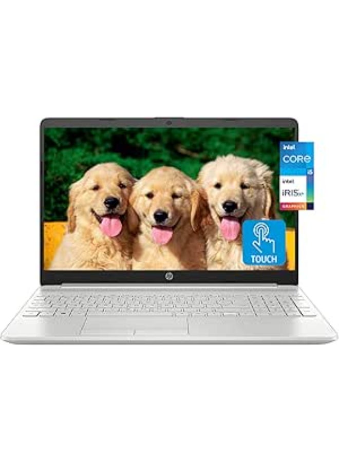 HP Latest 15  Laptop With 15.6-Inch Display, Core i5-1135G7 Processor/16GB RAM/512GB SSD/Intel Iris XE Graphics/Windows 10 Home English/Arabic Silver  - Image 1