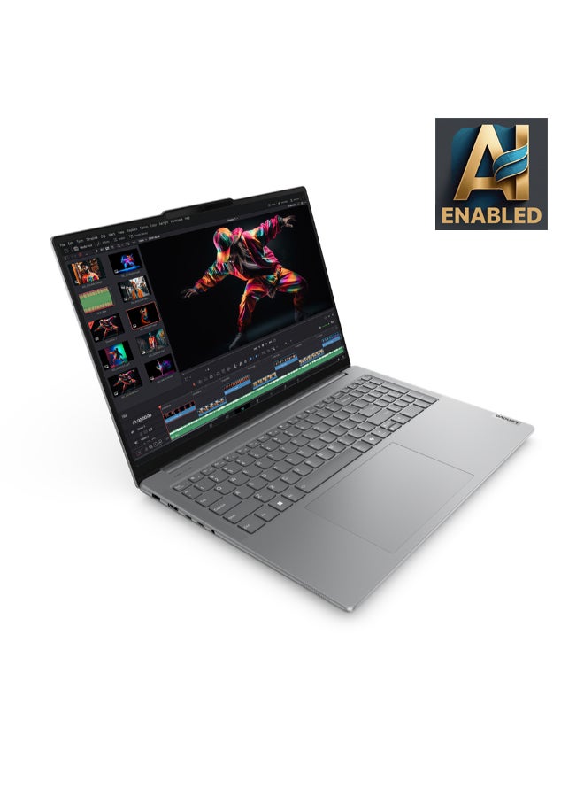 Lenovo - Yoga Pro 9 Laptop With 16-Inch Display, Core Ultra 7-155H Processor/16GB RAM/1TB SSD/6GB Nvidia GeForce RTX 4050 Graphics/Windows 11 English/Arabic Luna Grey - Image 1