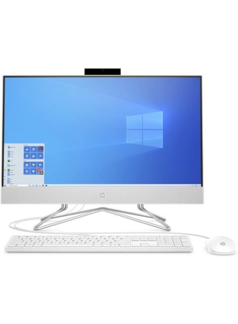 All-in-1 24 With 24inch Display, Core i5-1235u Processor/16GB RAM/512GB SSD/Intel Iris XE Graphics/Windows 11 Home English/Arabic Snow White