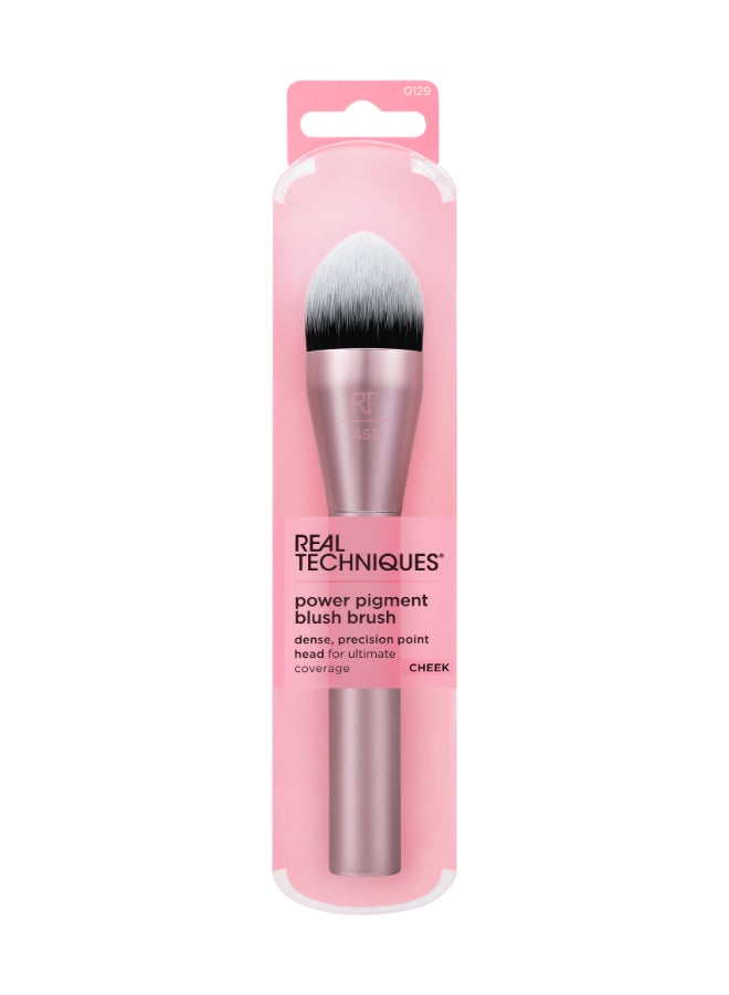 REAL TECHNIQUES - Power Pigment Blush Brush Pink - Image 1