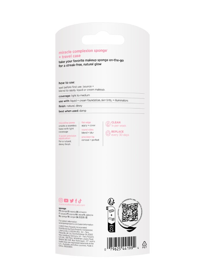 REAL TECHNIQUES - Miracle Complexion Sponge + Case - SR Multicolour - Image 1