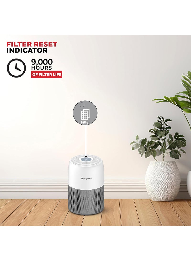 Air Purifier for Home & Office, 3-in-1 filter - Pre-Filter, H13 HEPA Filter, Activated Carbon Filter, Removes 99.99% Pollutants, Allergens, Pet Danger, Smoke, Dust & Pollens - Air touch V1 Air Touch V1 White