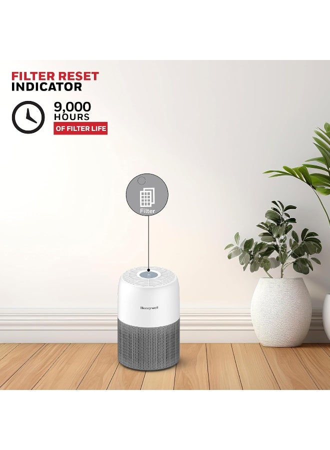 Honeywell Air Purifier for Home & Office, 3-in-1 filter - Pre-Filter, H13 HEPA Filter, Activated Carbon Filter, Removes 99.99% Pollutants, Allergens, Pet Danger, Smoke, Dust & Pollens - Air touch V1 HC000026/AP/V1/UK Air Touch V1 White - Image 5