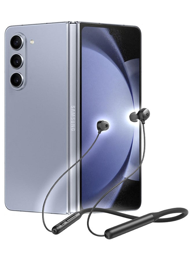 MARGOUN (for Samsung Galaxy Z Fold 5) Soundcore Life U2i Wireless Neckband Headphones USB-C Fast Charging Foldable & Lightweight Build Waterproof Headphones Black - Image 1