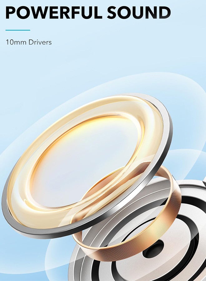 MARGOUN (for Samsung Galaxy Z Fold 5) Soundcore Life U2i Wireless Neckband Headphones USB-C Fast Charging Foldable & Lightweight Build Waterproof Headphones Black - Image 4