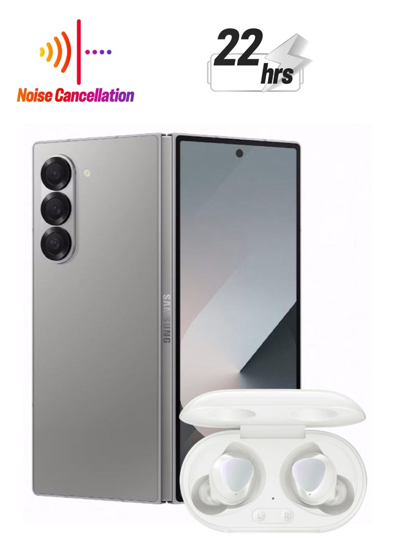 MARGOUN (for Samsung Galaxy Z Fold 6) Buds Plus True Wireless Bluetooth Hands Free Headset Upgraded Sport Earphones White - Image 1