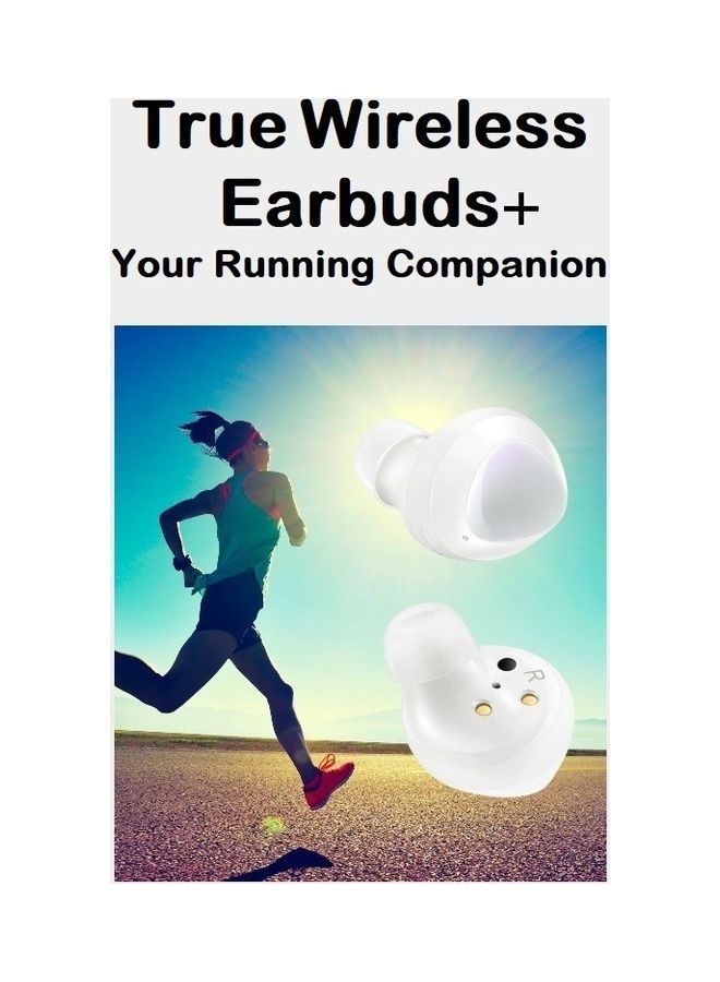 MARGOUN (for Samsung Galaxy Z Flip 6) Buds Plus True Wireless Bluetooth Hands Free Headset Upgraded Sport Earphones White - Image 2