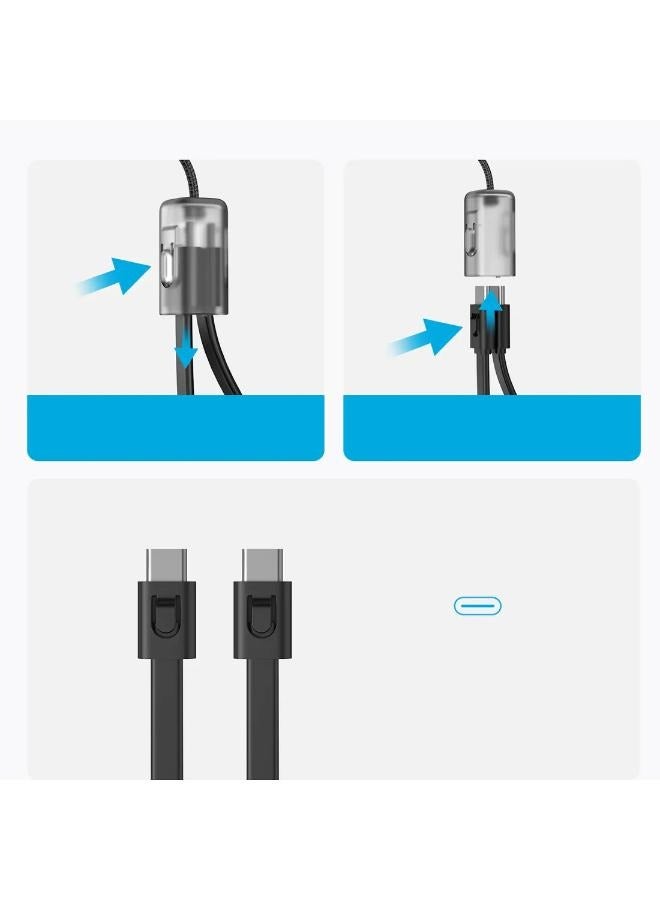 Anker - 20000 mAh A1384H11 Powercore Power bank 20000mAh 30W Portable Charger with USB C Cable Lanyard-black Black - Image 1