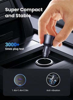 Ugreen UGREEN 63W 2-Port Fast Car Charger black  - Image 2