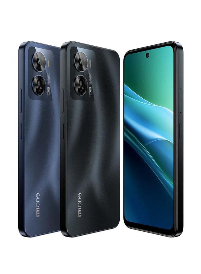 MiOne U1 Dual SIM Blue 12GB RAM 256GB 6.82 Inch Smartphone 4G - KSA Version With Free Dual Port Car Charger  - Image 4