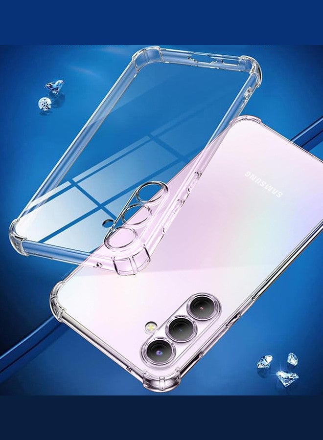 مارجون - (لهاتف Samsung Galaxy A35 5G) قطعتان من الجراب الشفاف وواقي الشاشة، جراب مرن فائق النحافة ومقاوم للخدش ومضاد للصدمات مصنوع من مادة TPU الشفافة - Image 1