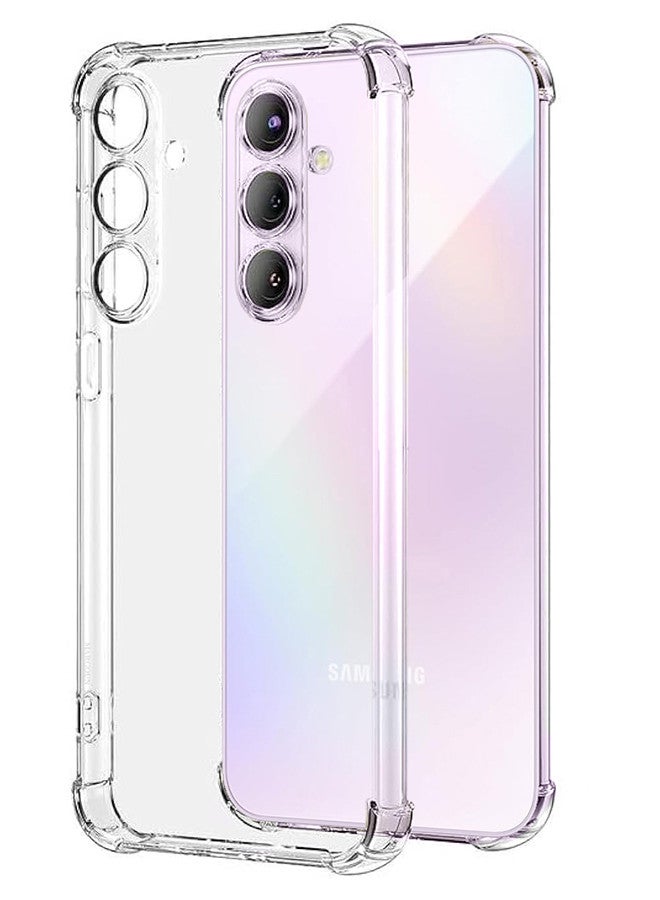 MARGOUN (for Samsung Galaxy A35 5G) Clear Case Ultra Slim Thin Flexible Scratch Resistant Transparent TPU Shockproof Case Clear - Image 1