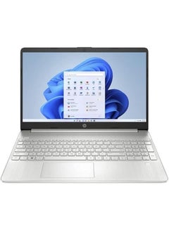 Latest 15 (Upgraded Version) Laptop With 15.6-Inch Display, Core i7-1165G7 Processor/16GB RAM/512GB SSD/Intel Iris XE Graphics/Windows 11 English/Arabic Silver