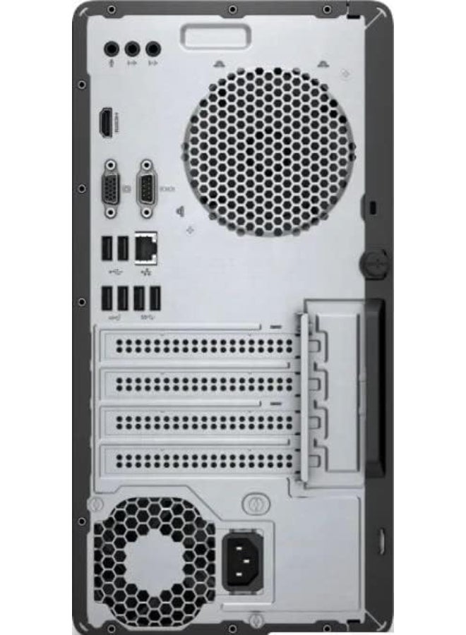 إتش بي 290 G4 Tower PC,Core i3-10100 Processor/8GB RAM/256GB SSD/Intel Iris XE Graphics/Windows 10 english_arabic Black  - Image 2