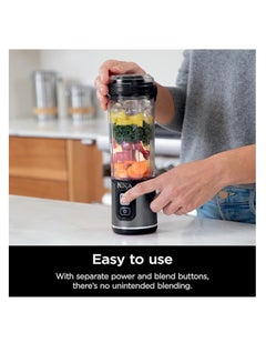 Ninja Blast Cordless Blender, Rechargeable, Leakproof 7.4 Volts 0.01 W BC151MEBK Black  - Image 4