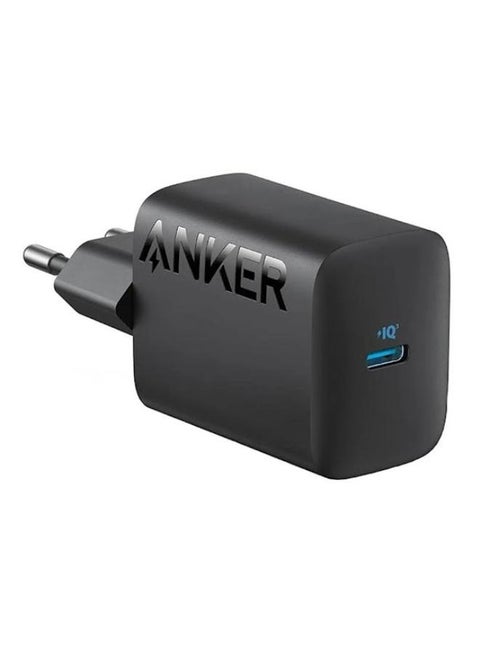 Anker 30 W USB-C Charger, Anker 312 Charger with Compact & Foldable Design, 2-Pack 30W Fast Charger for iPhone 14/13/12 Series, Samsung S23, MacBook Air, Pixelbook, iPad Pro, & Mor Black Black