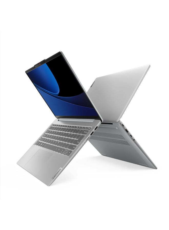 Lenovo Ideapad Slim 5 Laptop With 14-Inch Display, Core Ultra 5-125H Processor/16GB RAM/512GB SSD/Intel Iris XE Graphics/Windows 11 English/Arabic Cloud Grey  - Image 2