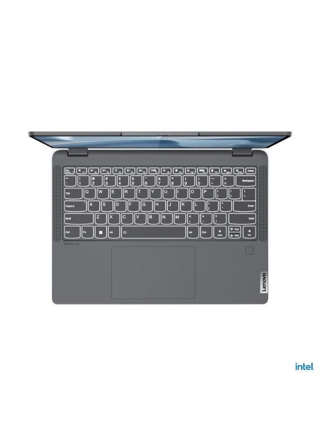 Lenovo Flex 5 Laptop With 14-Inch Display, Core i5-1235U Processor/16GB RAM/512GB SSD/Intel Iris XE Graphics/Windows 11 English/Arabic Storm Grey  - Image 4