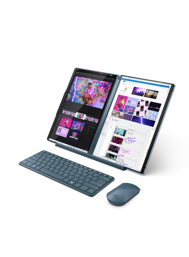 Lenovo Yoga Book 9 Laptop With 13.3-Inch Display, Core Ultra 7-155U Processor/16GB RAM/1TB SSD/Intel UHD 600 Graphics/Windows 11 English/Arabic Tidal Teal  - Image 5