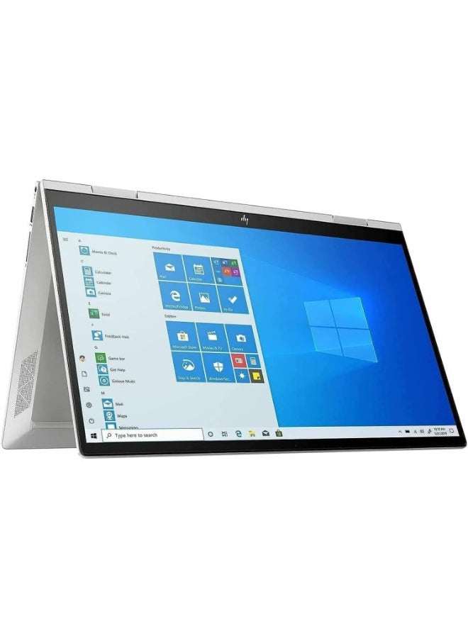 HP (Upgraded Version) ENVY X360 Laptop With 15.6inch Display, Core i5-1135G7 Processor/8GB RAM/512GB SSD/Intel Iris XE Graphics/Windows 11 English/Arabic Silver English/Arabic Silver - Image 1