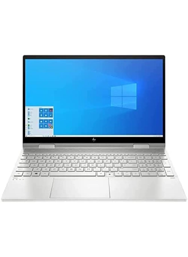 HP (Upgraded Version) ENVY X360 Laptop With 15.6inch Display, Core i5-1135G7 Processor/8GB RAM/512GB SSD/Intel Iris XE Graphics/Windows 11 English/Arabic Silver English/Arabic Silver - Image 3
