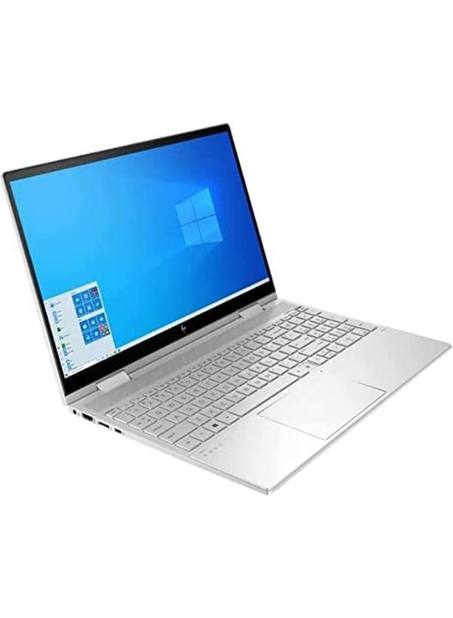 HP (Upgraded Version) ENVY X360 Laptop With 15.6inch Display, Core i5-1135G7 Processor/8GB RAM/512GB SSD/Intel Iris XE Graphics/Windows 11 English/Arabic Silver English/Arabic Silver - Image 2