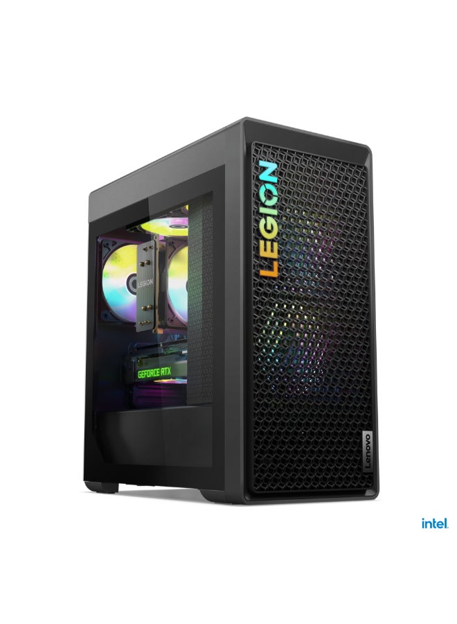 Lenovo - Legion T5 Tower PC, Core i7-14700KF Processor/32GB RAM/1TB SSD/12GB Nvidia GeForce RTX 4070 Super Graphics/Windows 11 Storm Grey - Image 1