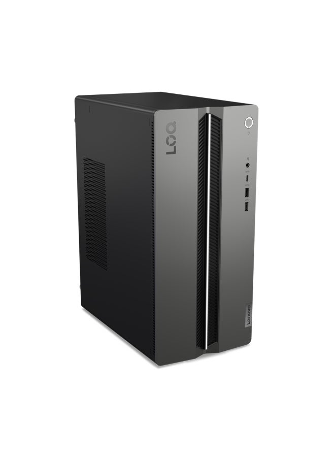 Lenovo - LOQ  Tower PC, Core i7-14700F Processor/16GB RAM/512GB SSD/8GB Nvidia GeForce RTX 4060 Ti Graphics/Windows 11 Raven Black - Image 1