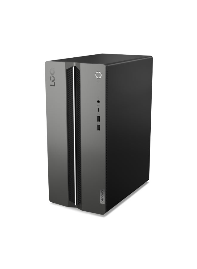 Lenovo - LOQ  Tower PC, Core i7-14700F Processor/16GB RAM/512GB SSD/8GB Nvidia GeForce RTX 4060 Ti Graphics/Windows 11 Raven Black - Image 1