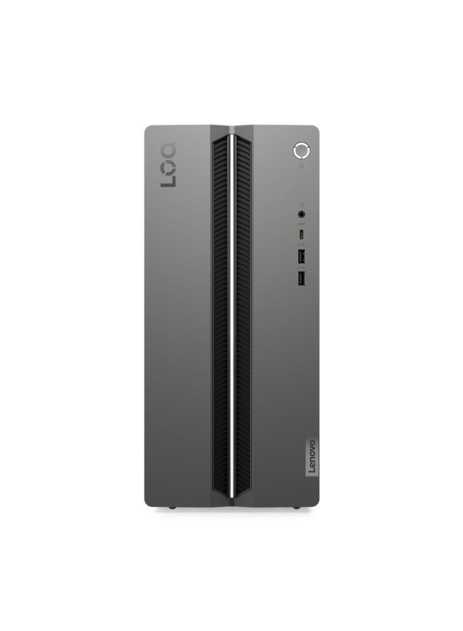 Lenovo - LOQ  Tower PC, Core i7-14700F Processor/16GB RAM/512GB SSD/8GB Nvidia GeForce RTX 4060 Ti Graphics/Windows 11 Raven Black - Image 1
