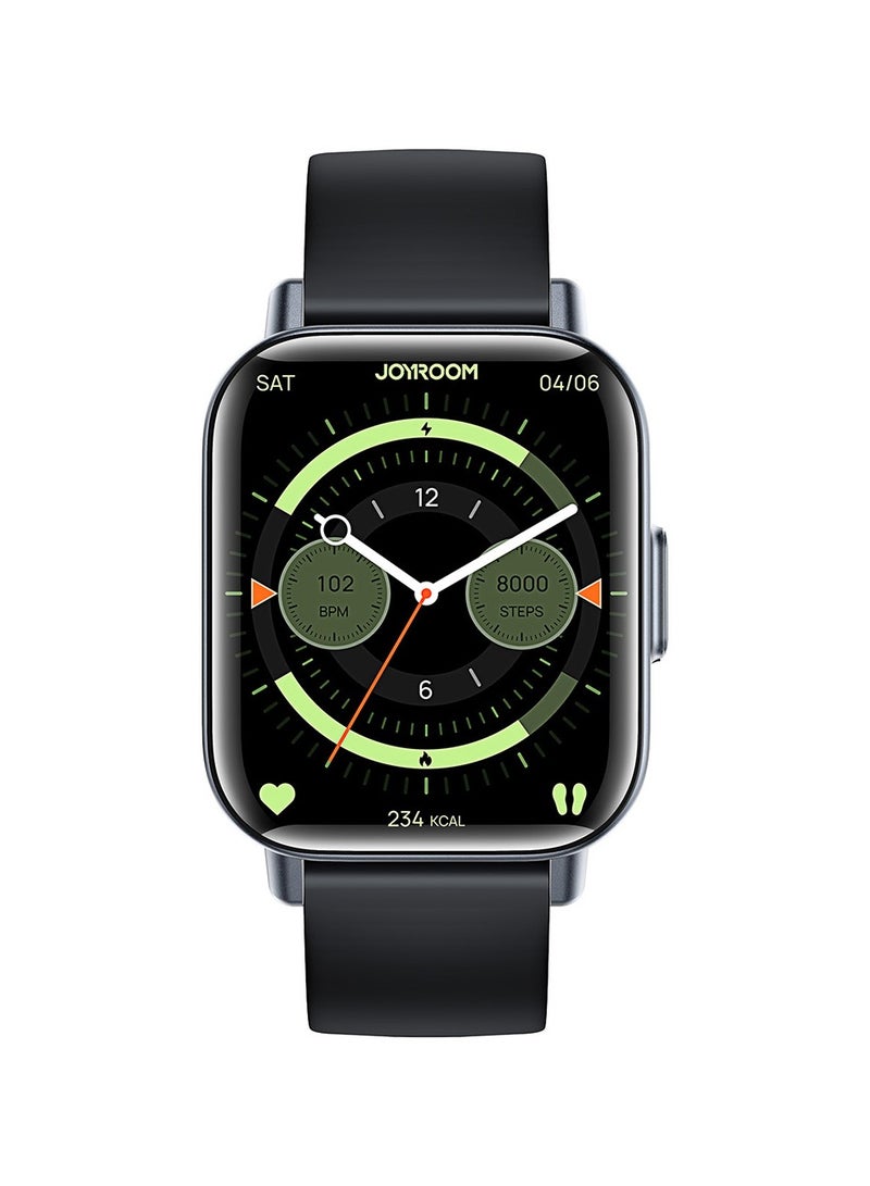 JOYROOM - 350 mAh 350 mAh Fit-life Series JR-FT3S 1.96 inch Bluetooth Call Smart Watch Supports Sleep Monitoring Space Grey Space Grey - Image 1