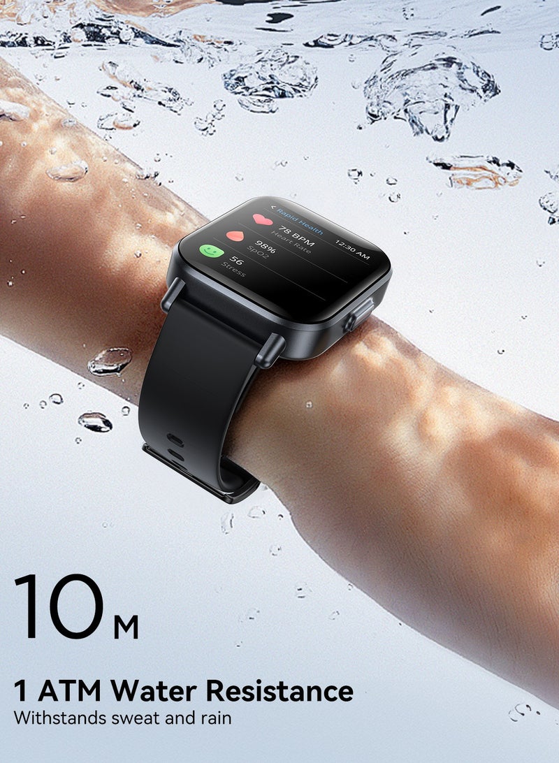 JOYROOM - 350 mAh 350 mAh Fit-life Series JR-FT3S 1.96 inch Bluetooth Call Smart Watch Supports Sleep Monitoring Space Grey Space Grey - Image 1