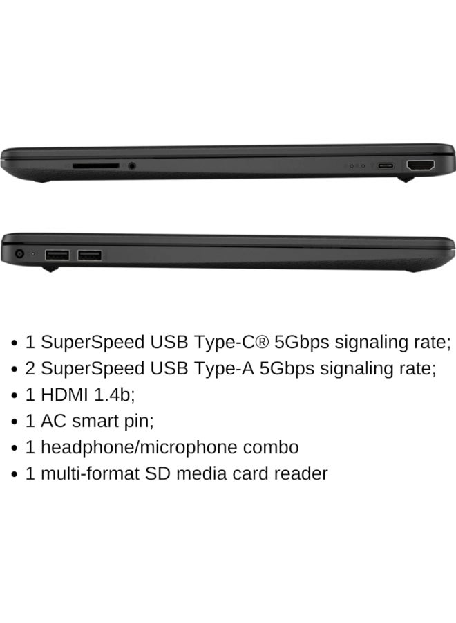 250 G9  Laptop With 15.6inch Display, Core i5-1235u Processor/8GB RAM/512GB SSD/Intel Iris XE Graphics/Windows 11 English/Arabic Black