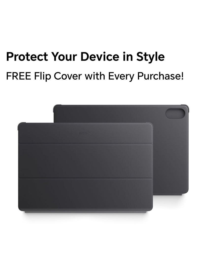 Honor - Pad X8a 11-Inch Space Grey 4GB RAM 128GB Wi-Fi With Free Flip Cover - Middle East Version - Image 1