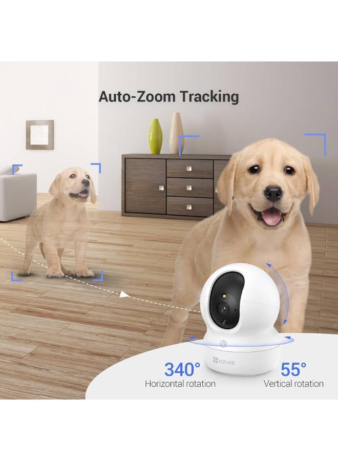 EZVIZ Security Camera CP1 Pro, 4MP CCTV Camera for Home, 360° Indoor Camera, Baby Monitor with Color Night Vision, Human Shape & Loud Noise Detection with Auto-Tracking, Two-Way Audio, Dual-Band Wi-Fi  - Image 4