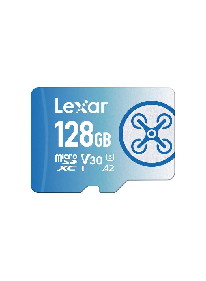 Lexar FLY 128GB MICROSDXC UHS-I CARDS, UP TO 160MB/S READ AND 60MB/S WRITE C10 A2 V30 U3 128 GB - Image 1
