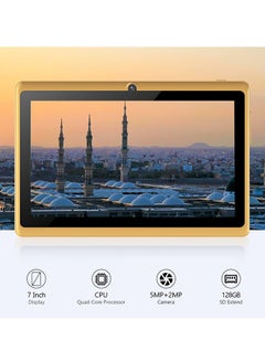MiOne M20 Tablet For Kids 7 inch Gold 3GB RAM 16GB Wifi - International Version With Free Micro USB Data Sync Charging Cable  - Image 2