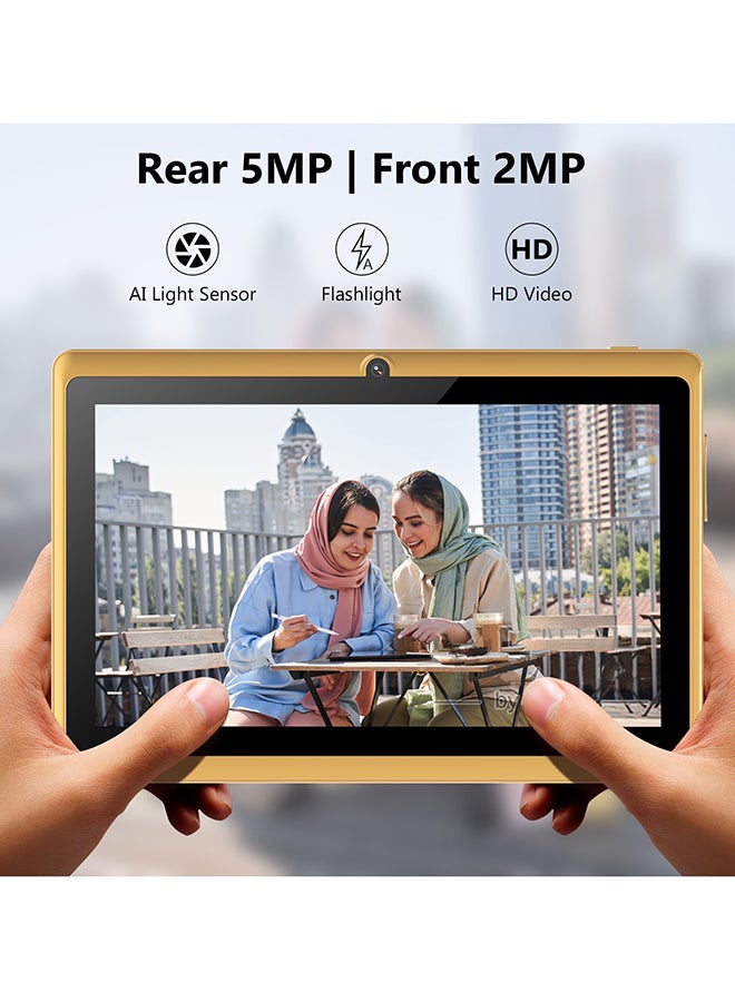 مي وان M20 Tablet For Kids 7 inch Gold 3GB RAM 16GB Wifi - International Version With Free Micro USB Data Sync Charging Cable - Image 3