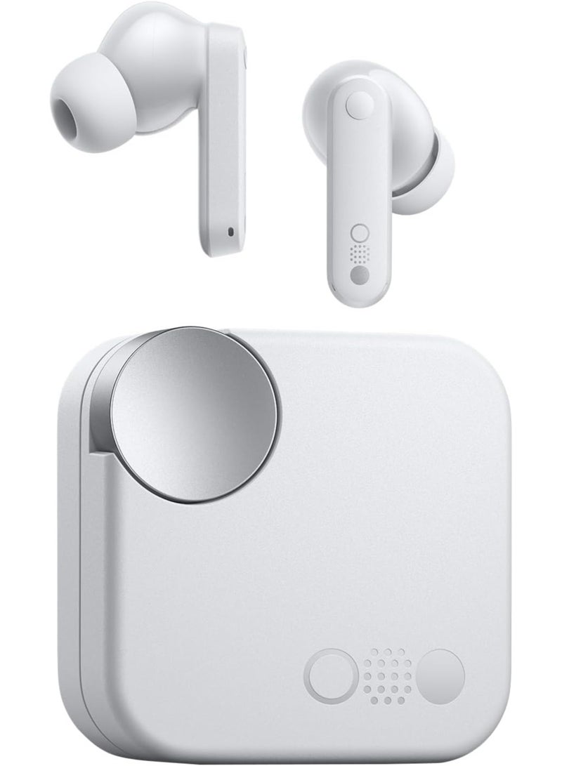 Nothing Buds With Dirac Option For Hifi Sound And Ultra Bass Technology Up to 42dB Noise Cancellation With 35.5 Hours Of Playback Time Dual Connection Supported White - Image 1