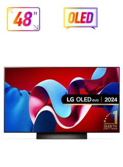 LG 48 inch 4K Smart TV OLED 120Hz OLED48C46LA Black  - Image 1