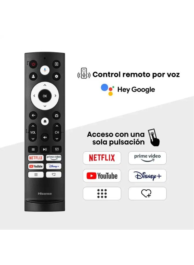 Hisense - 75 inch 4K Smart QLED TV 60 Hz HDMI 3 USB2 75Q6N Black - Image 1