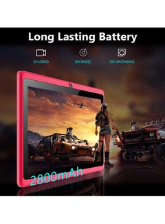 MiOne M20 Tablet For Kids 7 inch Pink 3GB RAM 16GB Wifi - International Version With Free Micro USB Data Sync Charging Cable  - Image 4