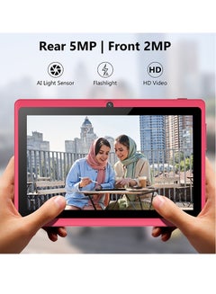 MiOne M20 Tablet For Kids 7 inch Pink 3GB RAM 16GB Wifi - International Version With Free Micro USB Data Sync Charging Cable  - Image 3