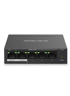 MERCUSYS MS105GP 5-Port Gigabit Desktop Switch with 4-Port PoE+ Black ...
